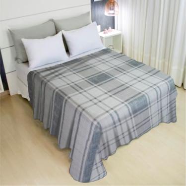 Imagem de Lençol Casal Sem Elástico Malha Estampada 100% Algodão Para Se Cobrir 2,20 x 2,20m Toque Macio, Conforto e Durabilidade Cozzilar (Modelo 16)