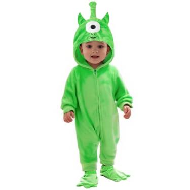 Imagem de Macaquinho de alienígena infantil para meninos, Verde, 12-18M