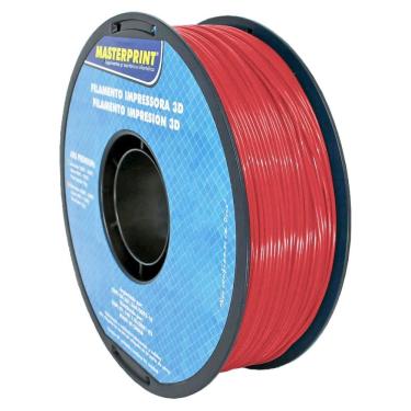 Imagem de Filamento 3D - ABS Premium Vermelho Rolo 1KG (1.75mm)