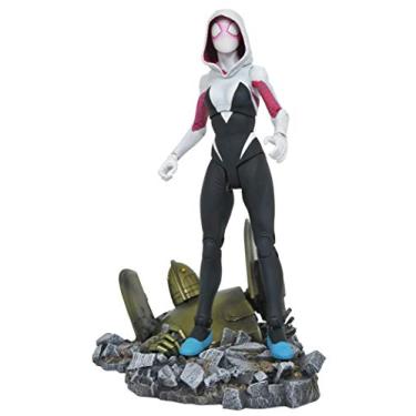Imagem de Entertainment Earth Marvel Select Spider-Gwen Action Figure, Brown