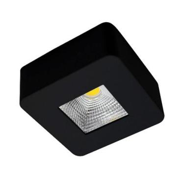 Imagem de Spot Plafon Sobrepor Led 5w Quadrado P/ Pergolado Sanca - 3000K - Bela