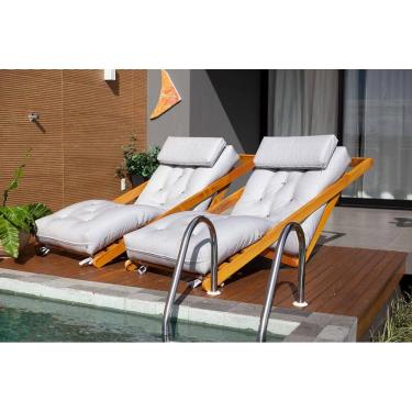 Imagem de Poltrona de Madeira New York Solteiro Kit 2