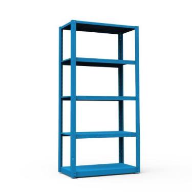 Imagem de Estante De Aço Office - Nk 2101 - Nilko, Azul Fluorescente