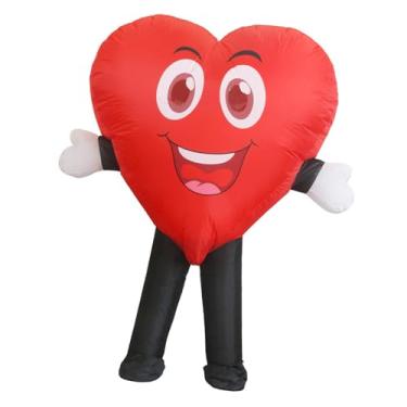 Imagem de simhoa Fantasia de amor inflável para adulto, fantasia para casamento, namoro, carnaval, Rir