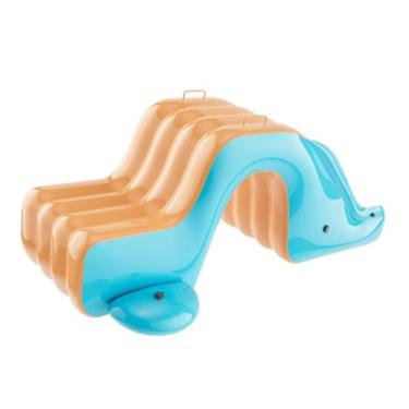Imagem de Fenteer Toboágua inflável para piscina, brinquedo aquático, playground, escada para crianças, parque, jardim de verão, pátio, quintal