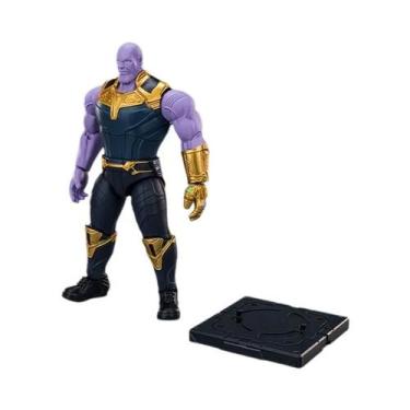 Imagem de Figuras De Ação Avengers De 15cm Iron Man Mark50 Homem-Aranha Thanos H