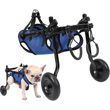 Imagem de Cadeira De Rodas Para Cães,cadeira De Rodas Ajustável Para Cães Para Pernas Traseiras,cadeiras De Rodas Para Cães De Estimação Com Patas Traseiras Para Deficientes Andando, M