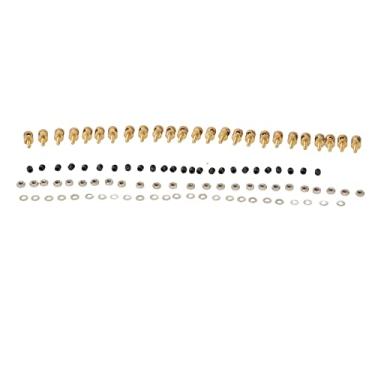 Imagem de Zhjvihx Bujão de Ligaça ã Pushrod, Latão Pequeno Rc Push Haste Contorcector Desempenho Estável Ajustador Rápido Requintoado Com Parafusos Porcas Juntas para Helicóptero (2,0 mm)