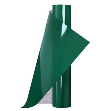 Imagem de Ant Vinil permanente adesivo inteligente compatível com a série Cricut Explore and Maker sem tapetes de corte, crie projetos DIY, decalques, adesivos e mais (verde escuro, 33 cm x 1,5 m)