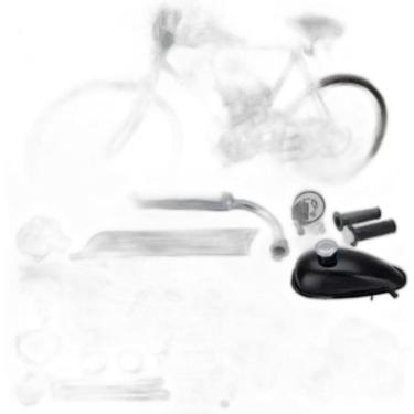 Imagem de Kit Completo Motor Para Bicicleta Motorizada 80Cc