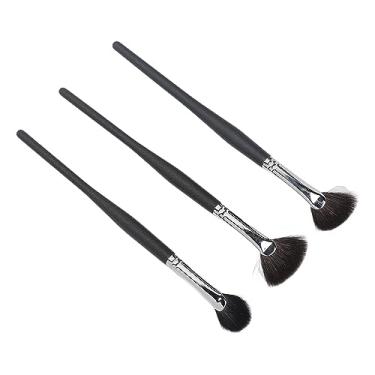 Imagem de Zhjvihx Pincel de Maquiagem Mais Marcador, Escova de Marca Elástica Em Forma de Cabelo Rico Em Forma de fã Não Irritação para Detalhes Faciais