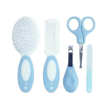 Imagem de Kit Cuidados Higiene Do Bebê Pimpolho 5 Peças Menino Menina - Petit Pi