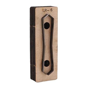Imagem de Molde de Corte de Metal de Couro, Perfurador de Couro, Bordas Limpas, Liga de Aço, Ferramenta de Corte de Couro Diy para Estampagem (LR-6)