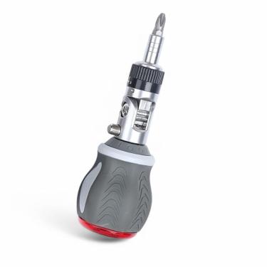 Imagem de Chave De Fenda Multiuso 8 Em 1 Catraca Ajustável 180 Graus