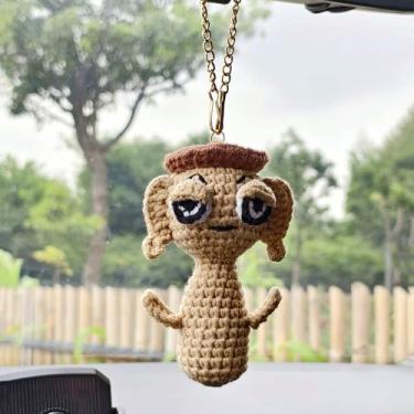 Imagem de Levvohd Acessórios para pendurar carros Sprunkies, Wenda Sprunky Mystery Box Ornamento de espelho retrovisor, coisas fofas para pendurar em pingentes de carro, decoração retrovisor para mulheres (cor