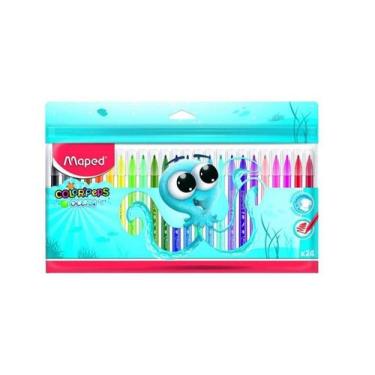 Imagem de Caneta Hidrografica ColorPeps Ocean com 24 cores - MAPED