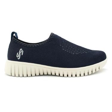 Imagem de Tênis Usaflex Slip On Tricot Conforto Praticidade e Estilo-Feminino