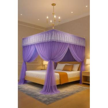 Imagem de Mosqueteiro Palácio Casal/Box/Queen Completo Com Armação Anti Mosquito