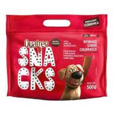 Imagem de Quatree Snack 500 Gr- Sabor Churrasco - Bifinho Petisco - Granvita