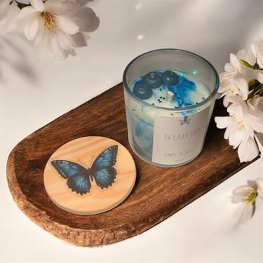 Imagem de Velas Aromáticas de frutas, 250ml. (Blueberry)