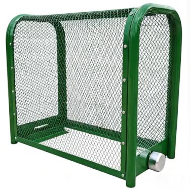 Imagem de Gaiola de segurança BIGalleons de refluxo de 68 cm C x 33,4 cm L x 59 cm A, caixa de segurança de refluxo de metal verde, capa de metal refluxo com fechaduras