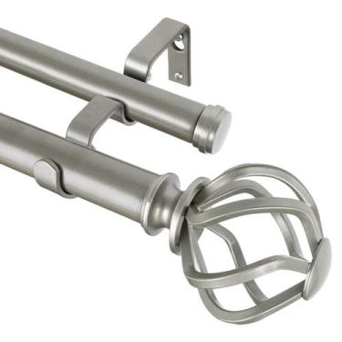 Imagem de Vareta de cortina dupla KAMANINA 90-180cm Window Telescoping