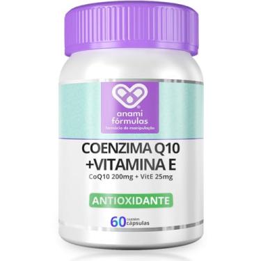 Imagem de Coenzima Q10 200mg Vitamina E 25mg c/60 cápsulas