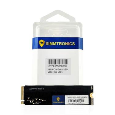 Imagem de Simmtronics SSD M.2 PCIe 4.0 NVMe de 2 TB | Até 7400 MB/s | Resistência profissional de 800 TBW | Criação de conteúdo para jogos e 4K | Garantia de 5 anos