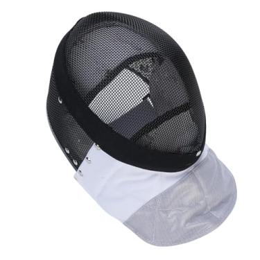 Imagem de RiToEasysports Máscara de Esgrima, Máscara de Capacete de Esgrima CE 350N Certificada Com Design de Malha de Metal Forro Removível para Proteção do Queixo do Rosto e Pescoço (M)