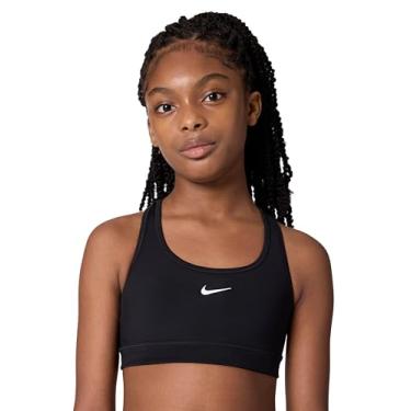 Imagem de Nike Sutiã esportivo feminino Swoosh para crianças mais velhas (meninas) sutiã esportivo