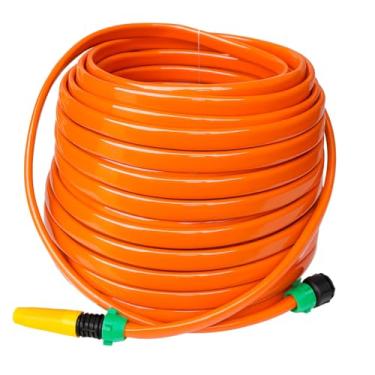 Imagem de Mangueira de Jardim Flat Reforçada 10 a 50 Metros - Kit Completo com Esguicho, Ideal para Lavadora de Alta Pressão e Irrigação(30 Metros)