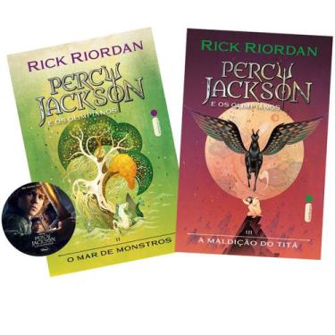 Imagem de Kit 2 Livros, O mar de monstros, Vol. 02  + A maldição do titã Vol. 03