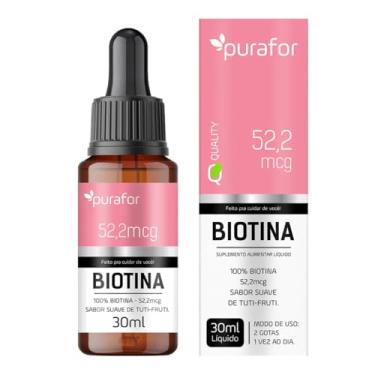 Imagem de Biotina Gotas 30ml PURAFOR