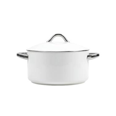 Imagem de Pratos de cor sólida de cerâmica sob o esmalte, personalidade requintada - pote de sopa