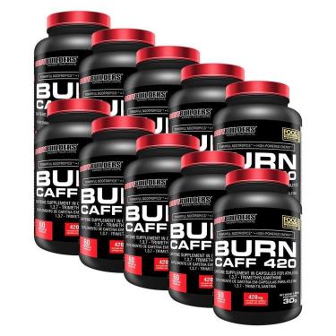 Imagem de KIT - 10x Cafeína Burn Caff 420 60caps - Bodybuilders-Unissex
