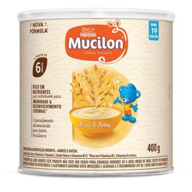 Imagem de Mucilon Cereal Infantil Sabor Arroz e Aveia a Partir de 6 Meses 400g