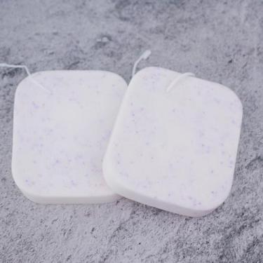 Imagem de 2 esponjas faciais, esponjas delicadas, quadradas, macias, reutilizáveis para lavagem de rosto, esfoliante, esteticista, remoção de maquiagem, viagem (Roxo)