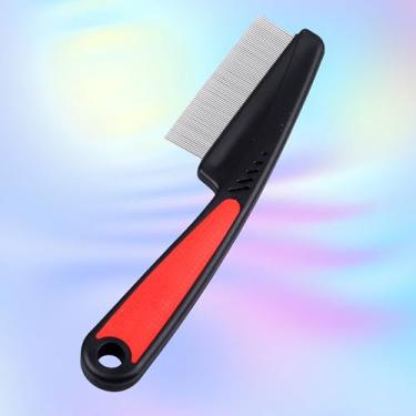 Imagem de Pente de caspa, removedor de caspa de dente fino de aço inoxidável, pente de cabelo profissional para adultos. Ferramenta profissional de cuidados pessoais