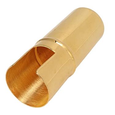 Imagem de ZJchao Tampa do Bocal de Sax, Peças de Saxofone Acessórios de Clarinete Material de Metal A Tampa da Peça de Boca Permite Ampla Aplicação Em Sax e Clarinete (Soprano)