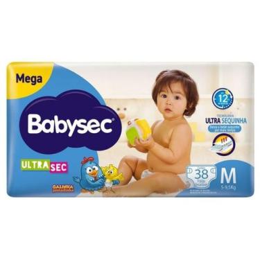Imagem de Fralda Babysec Ultrasec Mega M 38 Unid