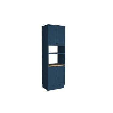 Imagem de Paneleiro De Cozinha évora Ph 3128 C- 4 Portas 70cm Azul - Herval