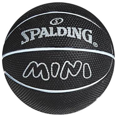 Imagem de Mini Bola de Basquete Spalding Spaldeen - Frescobol - Recreação, Preto