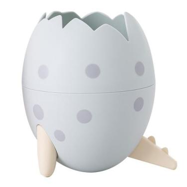 Imagem de Porta-canetas de plástico fofo com design de ovo de dinossauro 12,5 x 