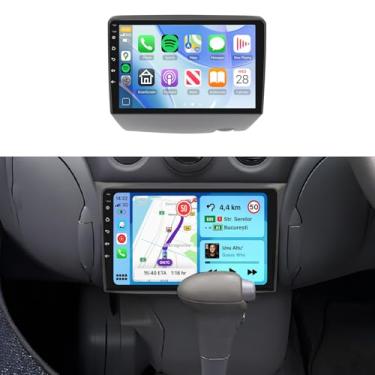 Imagem de Toyota Yaris 1999-2005/ECHO 2000-2002 rádio, DSP EQ integrado Android 13 estéreo para carro com carplay sem fio Android Auto, 5.0 Bluetooth, tela sensível ao toque IPS HD de 9 polegadas, GPS, FM/RDS