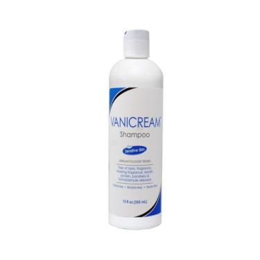 Imagem de Vanicream Shampoo para pele sensível, testado por dermatologistas, livre de corantes, fragrâncias, parabenos e liberadores de formaldeído, livre de sulfatos, 355 ml (pacote com 12)