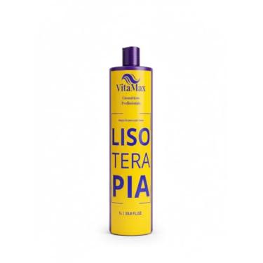Imagem de Progressiva Lisoterapia 1L – Alisamento Sem Formol Profissional, Redução de Volume, Anti-Frizz, Brilho Intenso, Com Queratina & Óleo de Argan, Compatível Todos Tipos de Cabelo, Uso Profissional/Doméstico