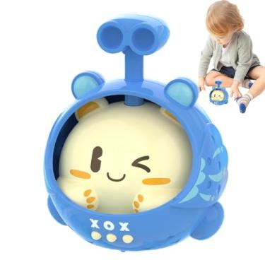 Imagem de Shakven Carro de criança, pressione e vá Carro - Carro de corrida de criança bonito dos desenhos animados - Brinquedos divertidos para habilidades motoras finas, brinquedos educativos e de