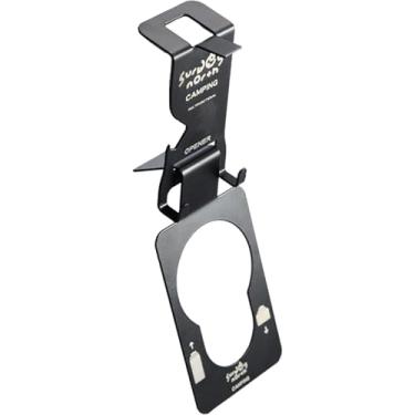 Imagem de Gancho para saco de lixo de acampamento, ganchos para mesa de acampamento,Cabide de gancho para mochila de acampamento | Gancho de suporte para tanque de fogão a ar em aço carbono para grelhar em casa