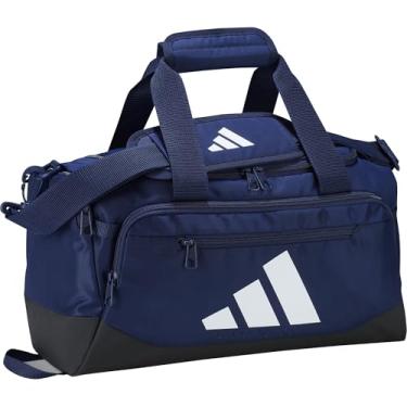 Imagem de adidas Bolsa esportiva unissex Training Defender PP, azul escuro/branco, tamanho único