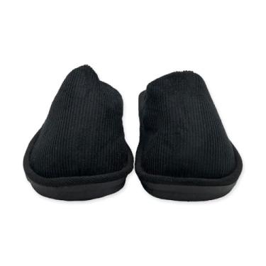 Imagem de Pantufa Masculina Lisa Preta 42/43